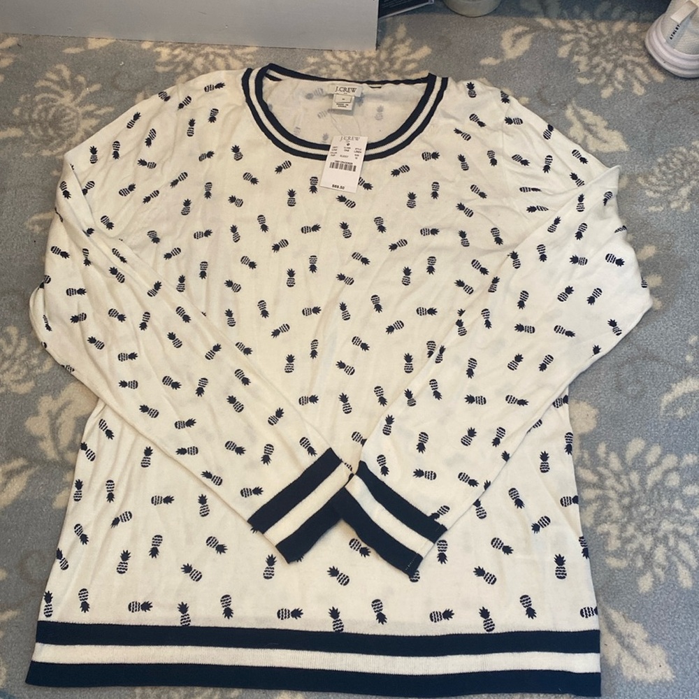 J. Crew Pineapple knit